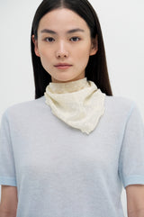 Embroidered Petit Arc Scarf_2colors