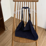 Daily eco bag_corduroy dot navy