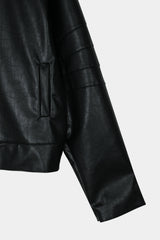 Incision Leather Jacket