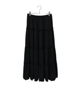 キネチェックバンディングマキシスカート(2c)