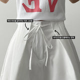 fodi waist banding pintuck wide pants