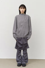 (W) Dub Wrinkled Skirt Pants