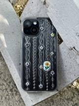 [MADE] Chain sunflower flower resin cell phone case
