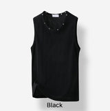 Node Stud Ribbed Sleeveless