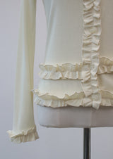 lady frill cardigan 
