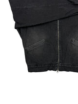Iconic Biker Black Denim Jacket