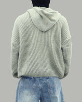 ノティニットフーディージップアップ (Beige)