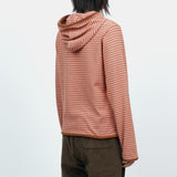 Stripe Taped Hoodie - Pink