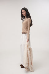 Jacquard blouson (Ivory)