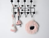 pink hairy fairy mirror