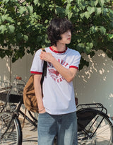 スピーディープリント リンガー 半袖Tシャツ