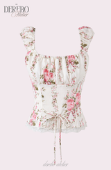 Flora Lace Bustier Blouse