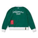インファマスクラブインサイドアウトオーバーサイズカラーTシャツ グリーン / ネイビー