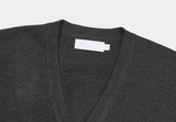  Deface Daily Semi-Cropped V-Neck Overfit Cardigan