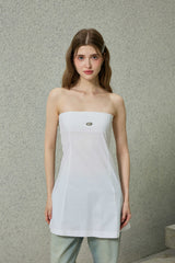 KITTEN MINI DRESS / WHITE
