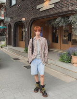 Breeze Cutoff Denim Bermuda Pants