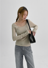 [MADE] Weather Round Layered Long Sleeve T-shirt