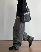 Winter Nylon Cargo Pants