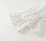 Frill Neck Knit Layered Blouse