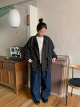 [unisex] Camboff Washing Over Bomber Jacket