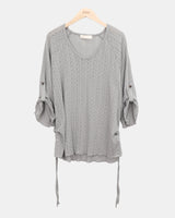 ミキムロールアップ7スリーブTシャツ