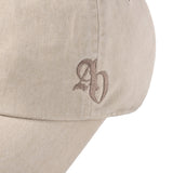 24FW COLOR POINT SMALL SYMBOL BALL CAP BEIGE