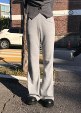  RIB BOOTCUT SWEAT PANTS