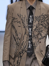 Hand Painted Tree  Waistcoat