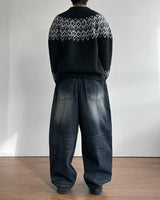Tie Washed Denim Pants
