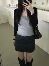 Plan V-Neck Cardigan (4 colors)