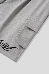 Scull cargo sweat bermuda pants 2C