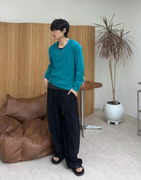 Leto Linen V-neck Summer Knit