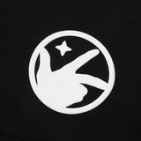 フィンガーロゴクロップフーディー (ブラック)