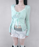 hearts lace sleeveless (3colors)