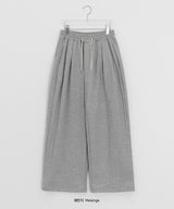 Maom Embroidered Banding Training Brushed Pants