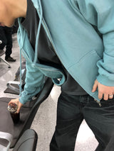 DAMAGE HOOD ZIP-UP
