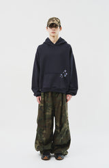 (MADE) Blue Star Softy Hoodie_Charcoal Navy