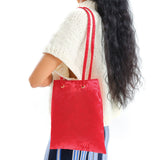 【MADE】YOKO JACQUARD BAG RED