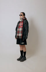 Eye muffler Check white