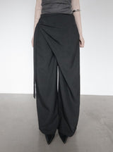 Blend Wrap Skirt Pants