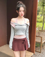 [♡MADE♡] トム & リボンツーピースPT / SK