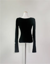 Finchro Lettering Cross Top (black)