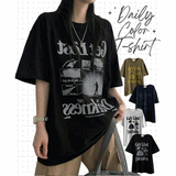 Rayu Oversized Fit Short Sleeve Tee