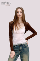 Pink chocolate mousse long-sleeve t-shirt