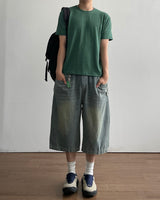 Node Snap Bermdua Denim Pants