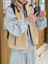 Ningur フリースベスト