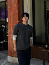 ラフ ピグメント パッチ ショートスリーブTシャツ