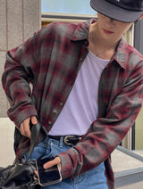 Posi Smooth Overfit Check Shirt