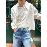[Unisex] Washing loose crop shirts (4color)