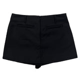 クラシックモデーンベルトミニスカートパンツ (3 colors)